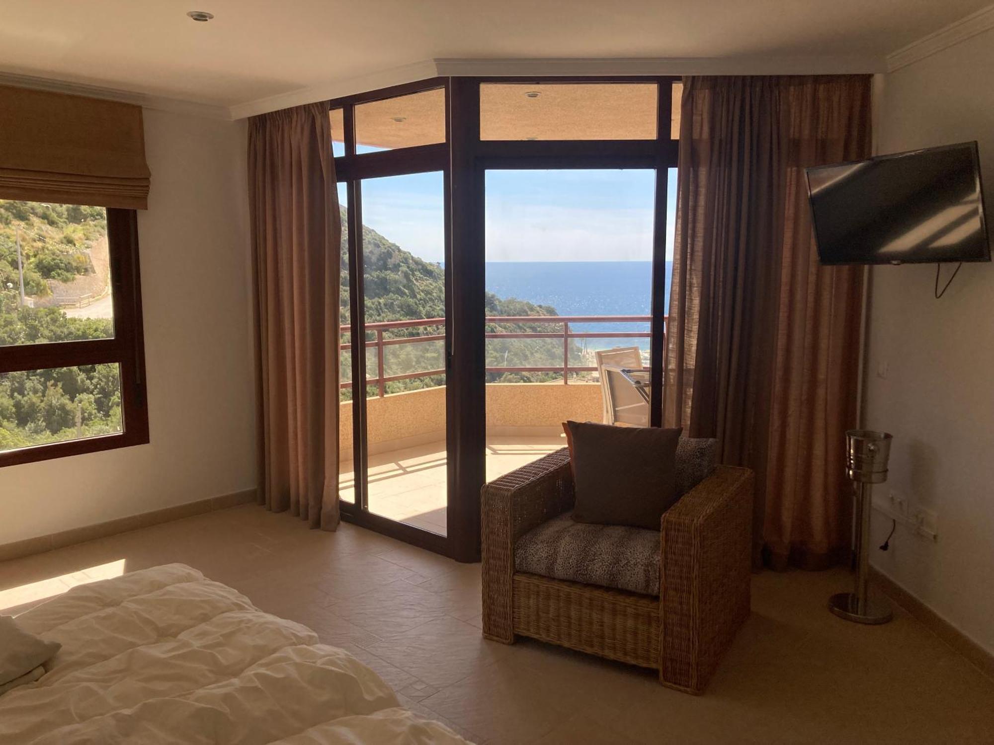 Atico Duplex Penthouse Rosa Marina Club Nautico Calpe Penon Sea View 아파트 외부 사진