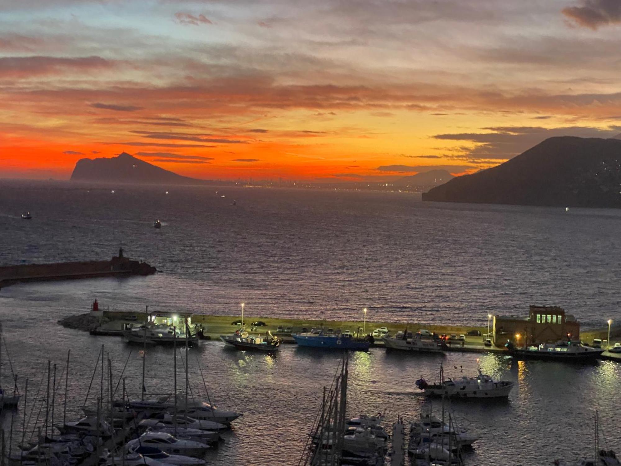 Atico Duplex Penthouse Rosa Marina Club Nautico Calpe Penon Sea View 아파트 외부 사진