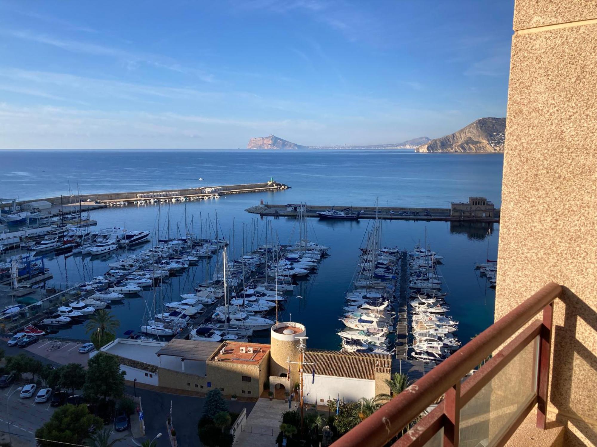 Atico Duplex Penthouse Rosa Marina Club Nautico Calpe Penon Sea View 아파트 외부 사진